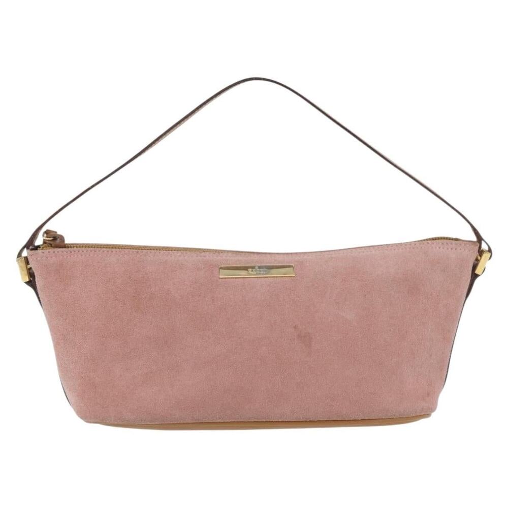 Gucci Suede Accessory Pouch Pink